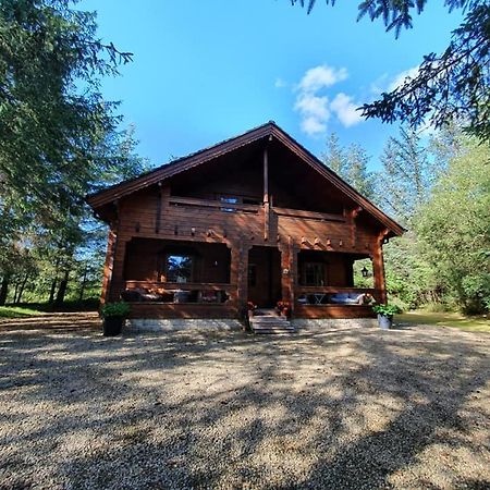 Forest Lodge Log Cabin - Ireland バリーコネル エクステリア 写真